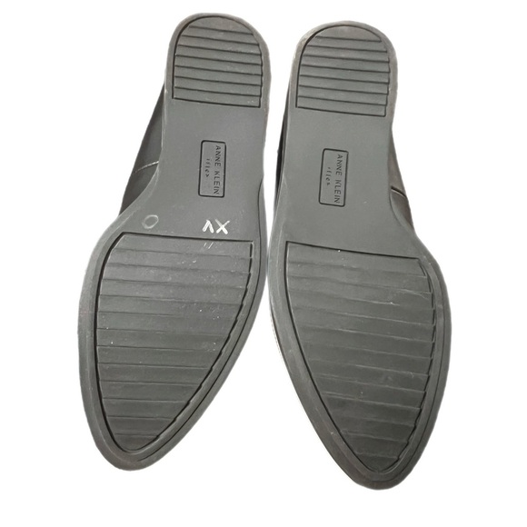 Anne Klein Iflex Serene Black Vegan Leather, Slip on, Ballet Flat. Wmn 9M - Picture 5 of 10